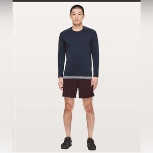 Lululemon Surge Short *6" Updated
Heathered Texture Printed Dark Adobe